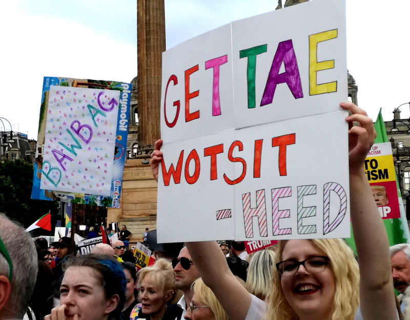 Illustration for article titled Scottish anti-Trump photo dump (long and comprehensive!)